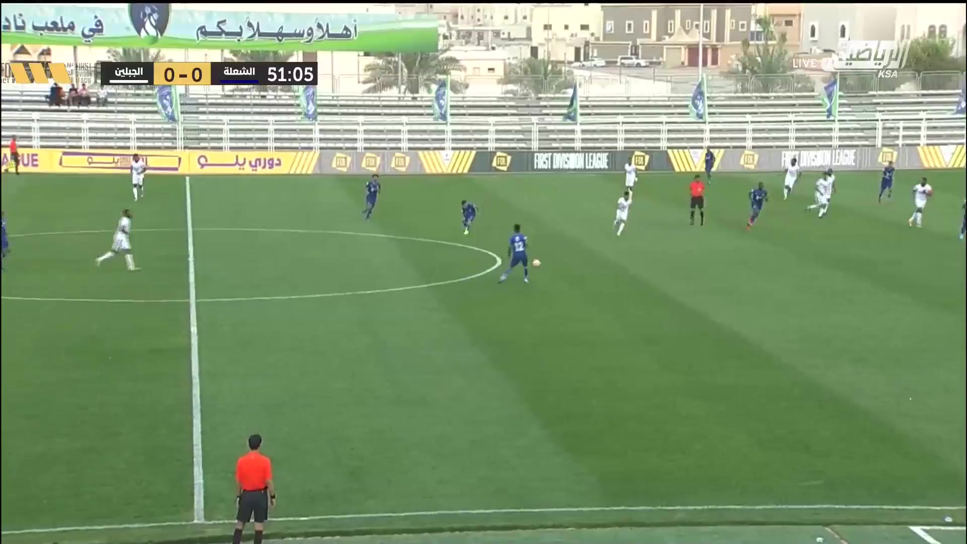 KSA D1 Al-Shoalah Vs Al-Jabalain Marlon de Jesus Goal in 52 min, Score 0:1