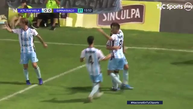 ARG D2 Atletico Rafaela Vs Gimnasia Jujuy 59 ทำประตู  ประตู, ทำคะแนน 1:0