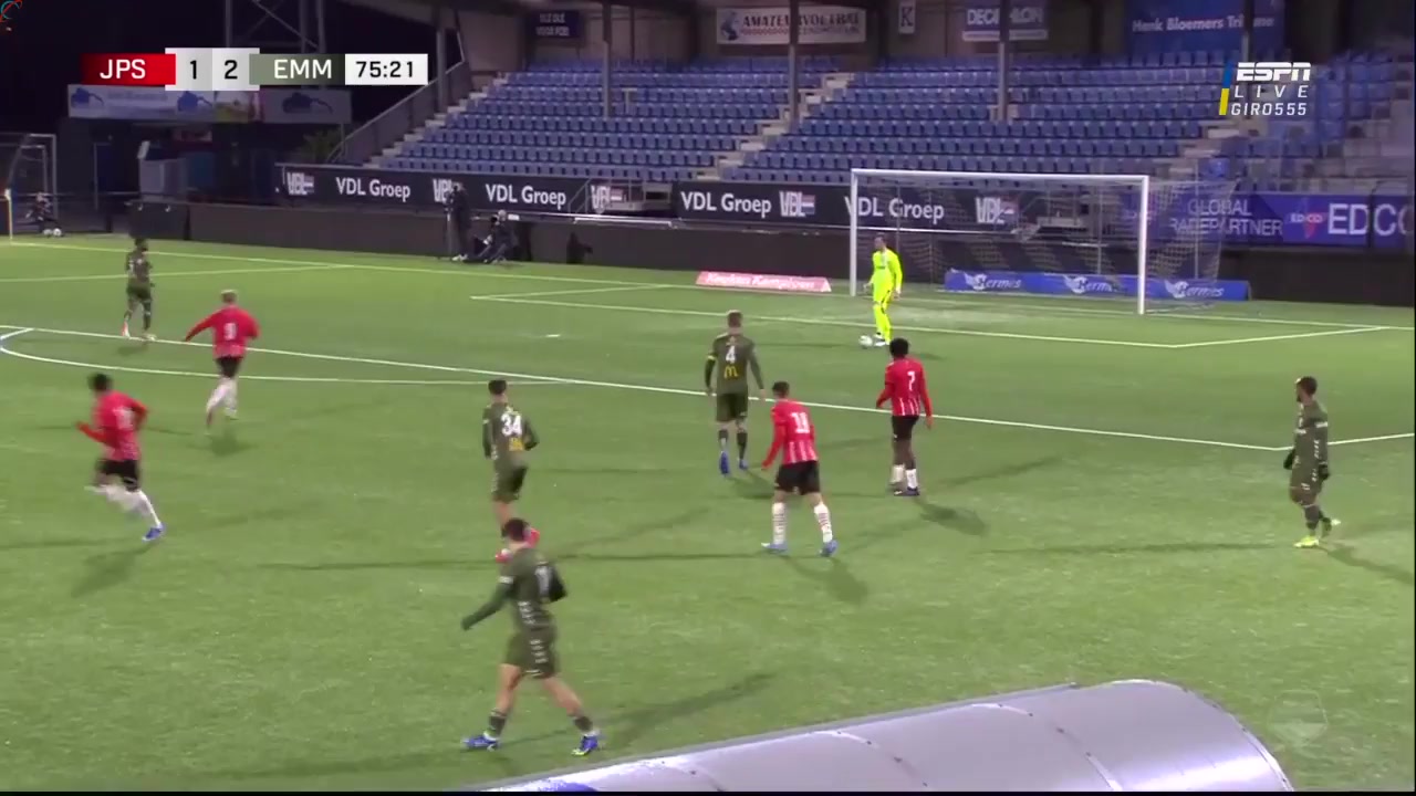 17 Jong PSV Eindhoven (Youth) Vs Emmen 78 skor gol , skor 1:3