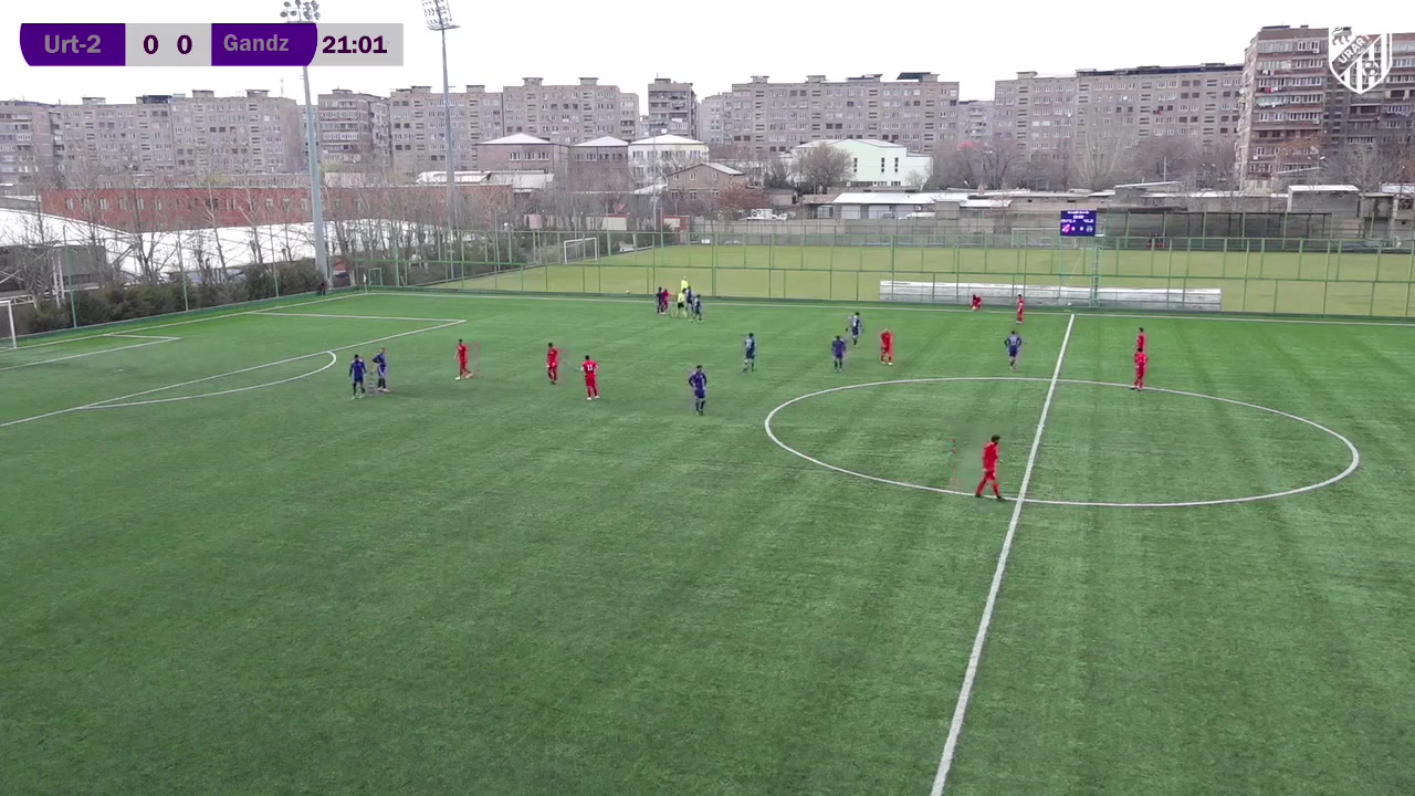 ARM D2 Urartu II Vs Gandzasar Kapan 21 phút Vào, ghi bàn 0:1