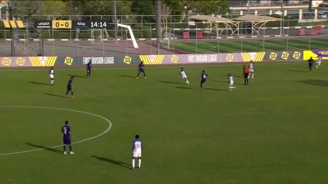 KSA D1 Bisha FC Vs Al-Kawkab Mohamed Ben Tarcha Goal in 14 min, Score 1:0