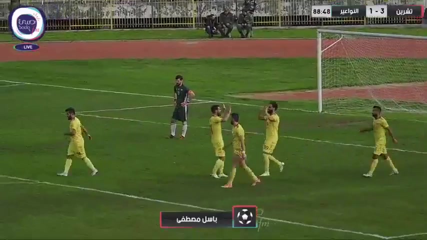 Syri D1 Teshrin SC Vs Al Nawair  Goal in 89 min, Score 3:1