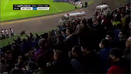 ECU D1 Deportivo Cuenca Vs Gualaceo SC Joaquin Azzem Verges Collazo Goal in 38 min, Score 1:1