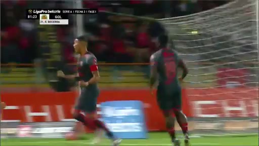 ECU D1 Deportivo Cuenca Vs Gualaceo SC Becerra R. Goal in 82 min, Score 2:1