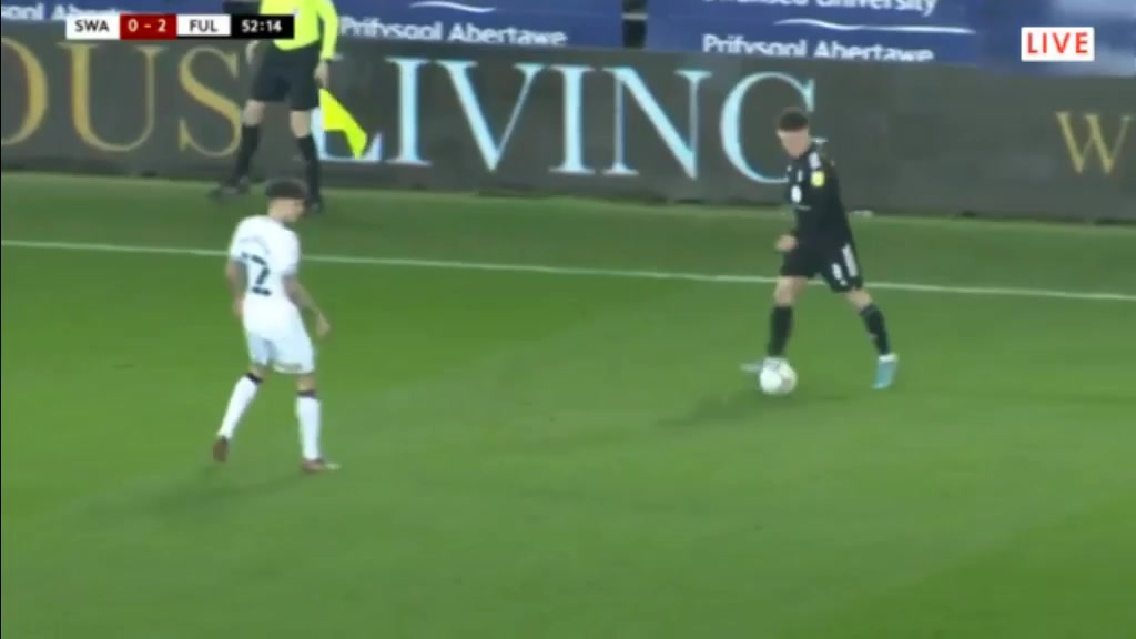 ENG LCH Swansea City Vs Fulham 52 ทำประตู Benjamin Cabango ประตู, ทำคะแนน 0:2