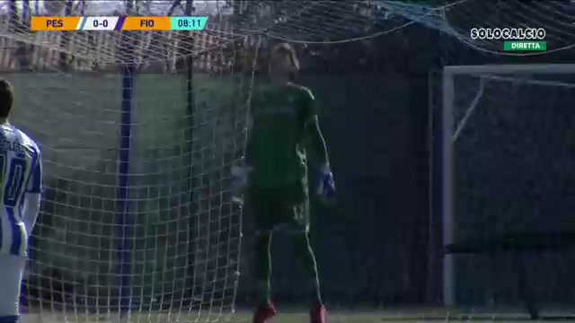 ITA YTHL Pescara Youth Vs Fiorentina U20 Toci Goal in 8 min, Score 0:1