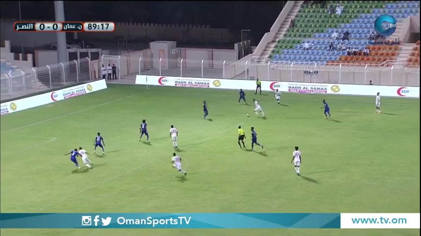 OMA PL Oman Club Vs Al-Nasr(OMA)  Goal in 91 min, Score 1:0