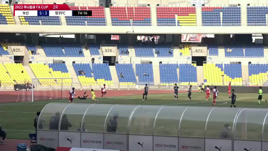 KFAC Busan I Park Vs Cheongju Jikji Park Jung-In Goal in 74 min, Score 6:3