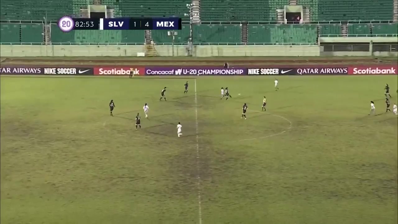 CNCF WU20 El Salvador (w) U20 Vs Mexico (w) U20 Kinberly Guzmán Goal in 85 min, Score 1:5