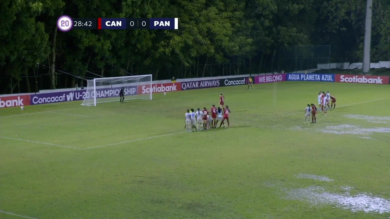 CNCF WU20 Canada (w) U20 Vs Panama (w) U20  Goal in 28 min, Score 1:0