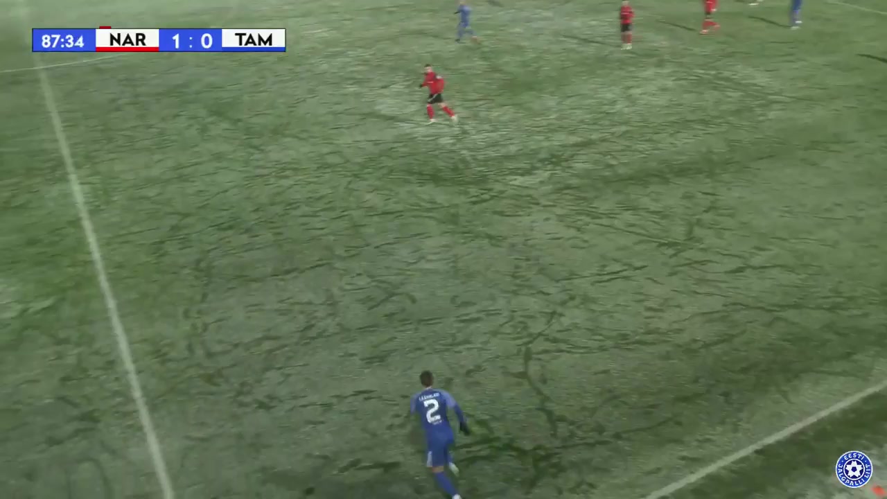 EST CUP Trans Narva Vs Tartu JK Maag Tammeka  Goal in 88 min, Score 2:0