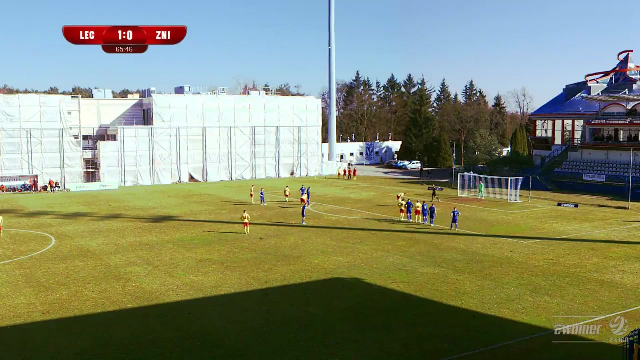 POL D2 Lech II Poznan Vs Znicz Pruszkow Gabrych Goal in 66 min, Score 1:1