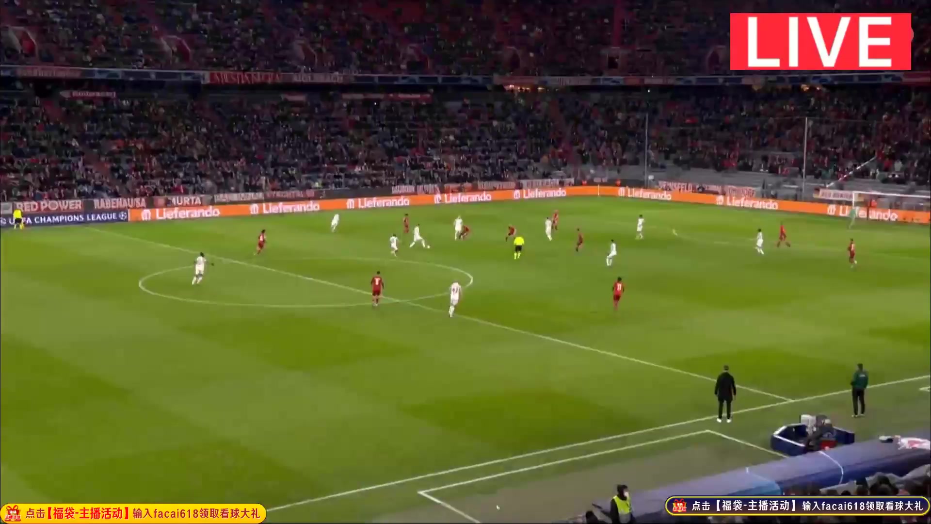 UEFA CL Bayern Munchen Vs Red Bull Salzburg Robert Lewandowski Goal in 22 min, Score 3:0