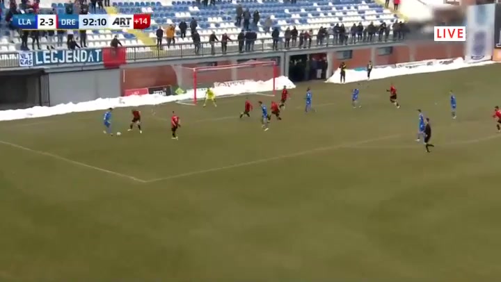 Kos L KF Llapi Vs KF Drenica Skenderaj  Goal in 93 min, Score 3:3