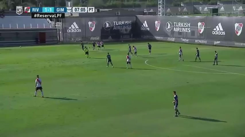 AR L（R） River Plate R Vs Gimnasia LP Reserves  Goal in 7 min, Score 1:2