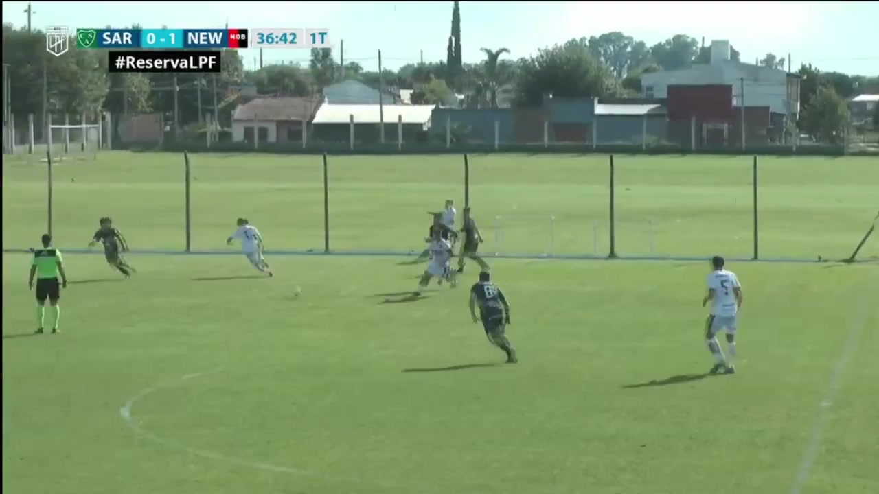 AR L（R） Sarmiento Junin Reserve Vs Newell's Reserves  Goal in 37 min, Score 0:2