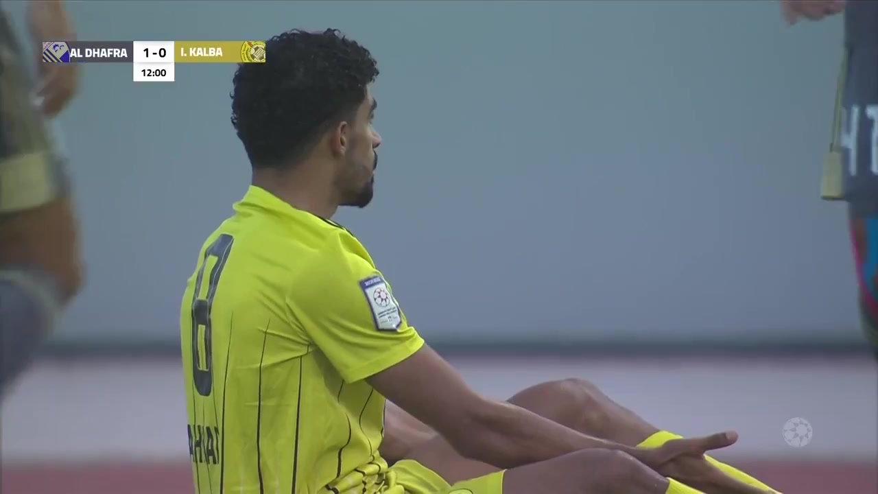 UAE LP Ittihad Kalba Vs Al-Dhafra 12 ทำประตู  ประตู, ทำคะแนน 1:1