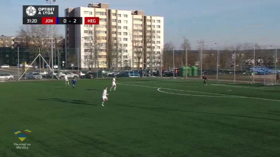 LIT D1 Lietava Jonava Vs Hegelmann Litauen Kružikas Goal in 32 min, Score 0:3