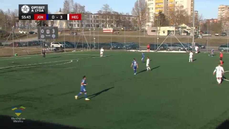 LIT D1 Lietava Jonava Vs Hegelmann Litauen Sajčić Goal in 57 min, Score 0:4