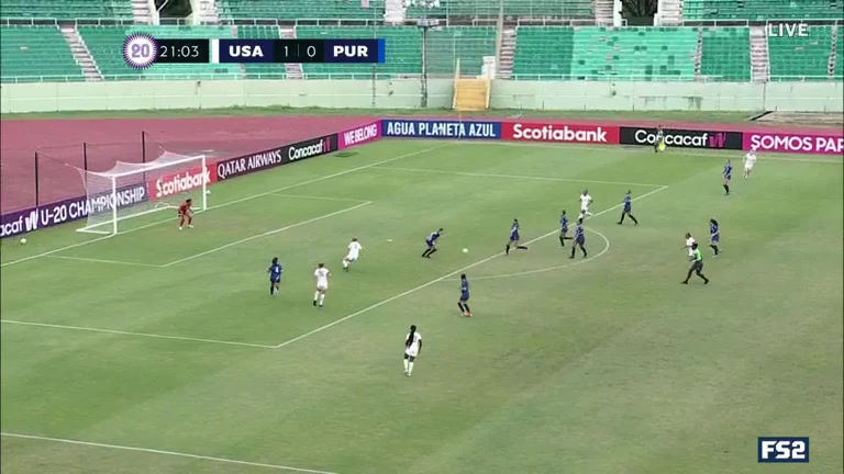 CNCF WU20 USA (w) U20 Vs Puerto Rico (w) U20  Goal in 21 min, Score 2:0