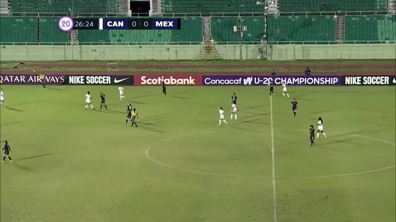 CNCF WU20 Canada (w) U20 Vs Mexico (w) U20  Goal in 26 min, Score 0:1