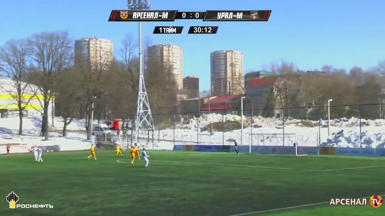 RUS YthC Arsenal Tula Youth Vs FK Ural Youth 31 phút Vào, ghi bàn 0:1