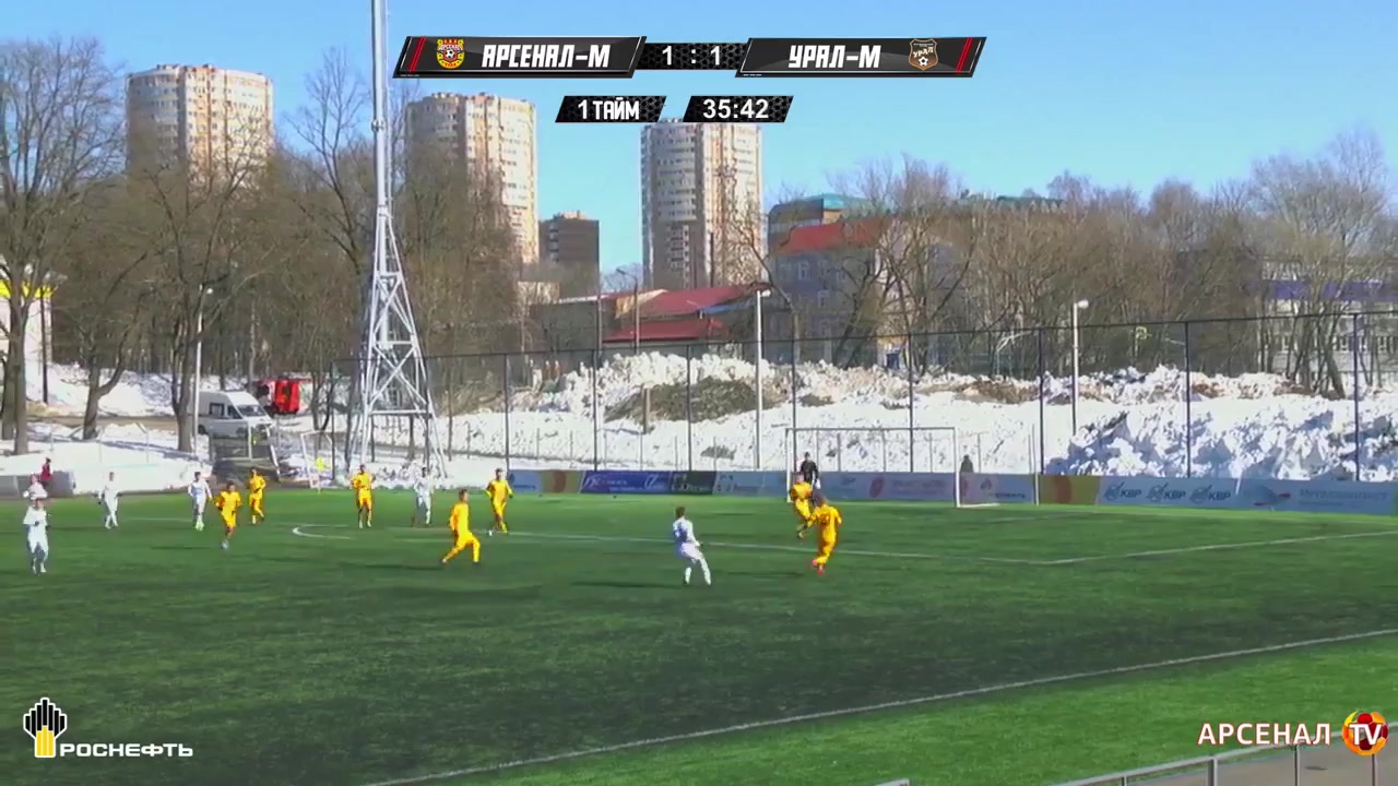 RUS YthC Arsenal Tula Youth Vs FK Ural Youth 36 phút Vào, ghi bàn 1:2