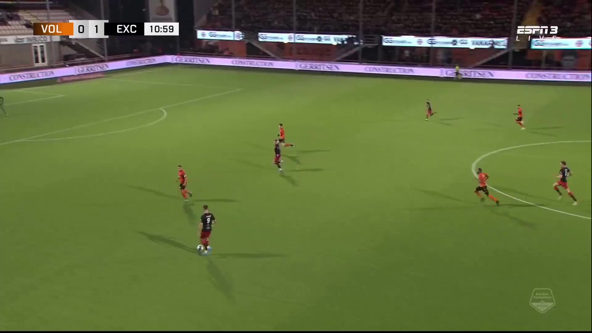 17 Volendam Vs Excelsior SBV 11 skor gol , skor 0:2