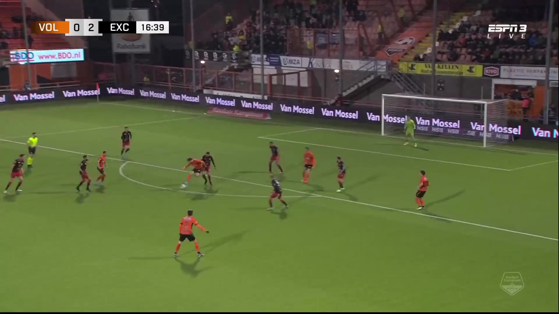 17 Volendam Vs Excelsior SBV 17 skor gol Thijs Dallinga, skor 0:3