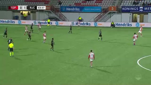 17 FC Oss Vs Roda JC 65 skor gol Rick Stuij van den Herik, skor 1:1