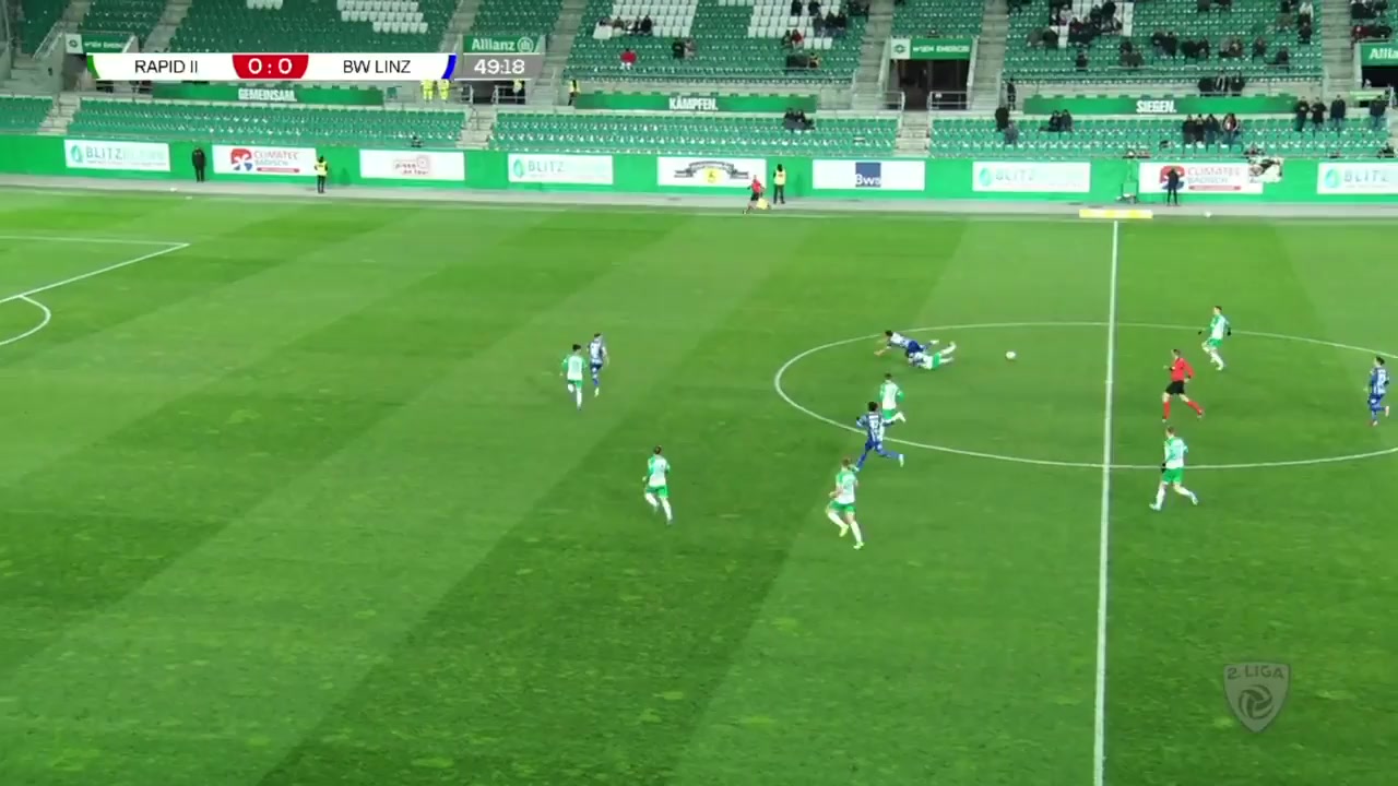 128 Rapid Vienna (Youth) Vs FC Blau Weiss Linz 52 skor gol Fabian Neumayr, skor 0:1