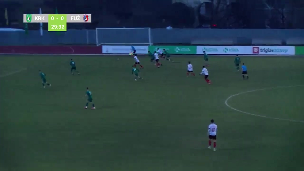 SLO D2 Krka Vs NK Fuzinar Čeh Goal in 29 min, Score 1:0