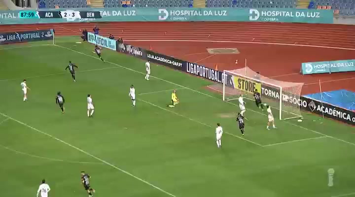 POR D2 Academica Coimbra Vs SL Benfica B Tiago Maria Antunes Gouveia Goal in 89 min, Score 3:3