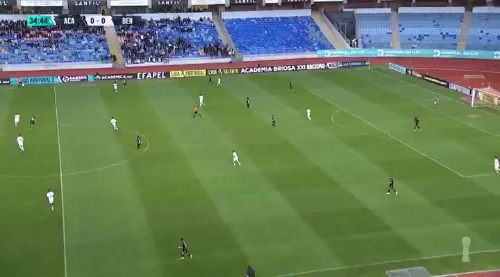 POR D2 Academica Coimbra Vs SL Benfica B Joao Resende Goal in 34 min, Score 0:1