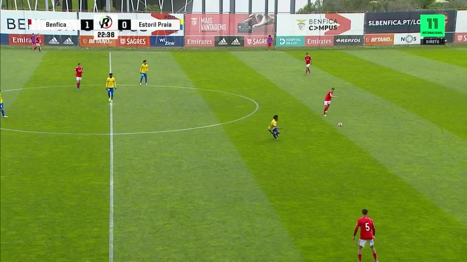 Por U23 Benfica U23 Vs Estoril U23  Goal in 23 min, Score 2:0