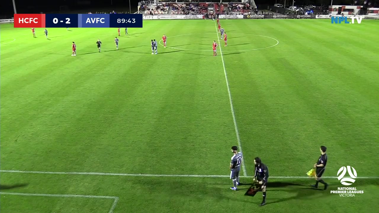 AUS VPL Hume City Vs Avondale FC 91 phút Vào, ghi bàn 0:3