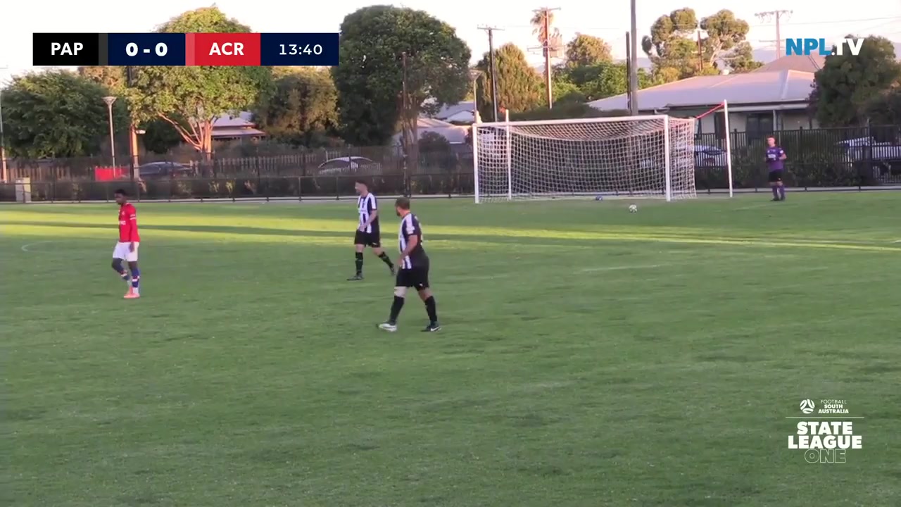 FFSA PL Poet Adelarde Pirates Vs Adelaide Raiders SC  Goal in 16 min, Score 0:2