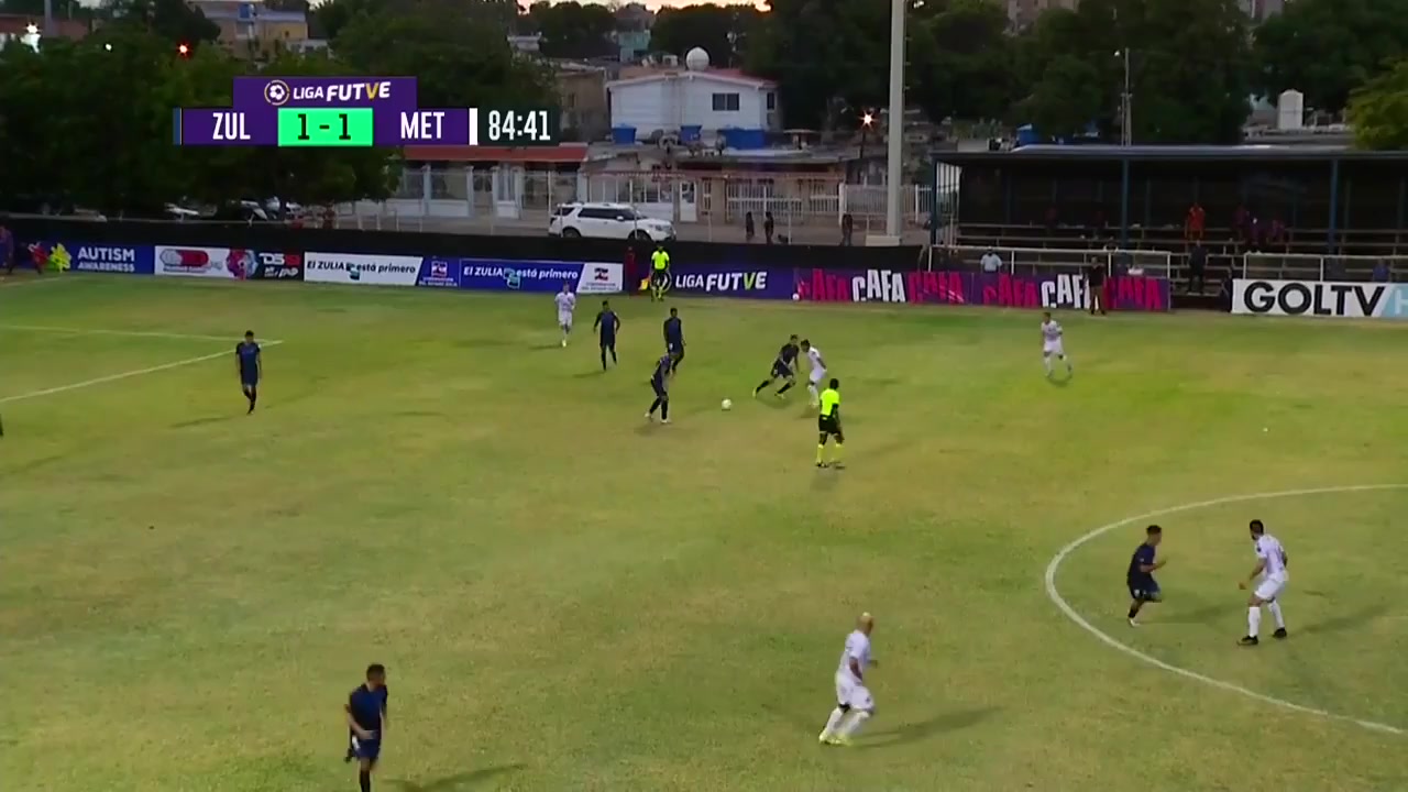 391 Zulia FC Vs Metropolitanos FC 85 skor gol , skor 1:2