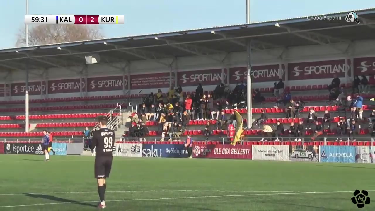 EST D1 JK Tallinna Kalev Vs FC Kuressaare  Goal in 60 min, Score 0:3