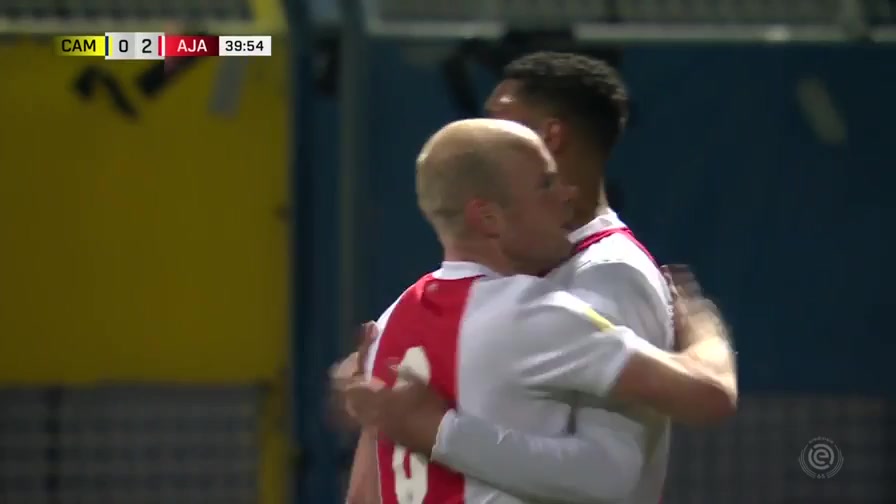 HOL D1 SC Cambuur Vs AFC Ajax Sebastien Haller Goal in 39 min, Score 0:2