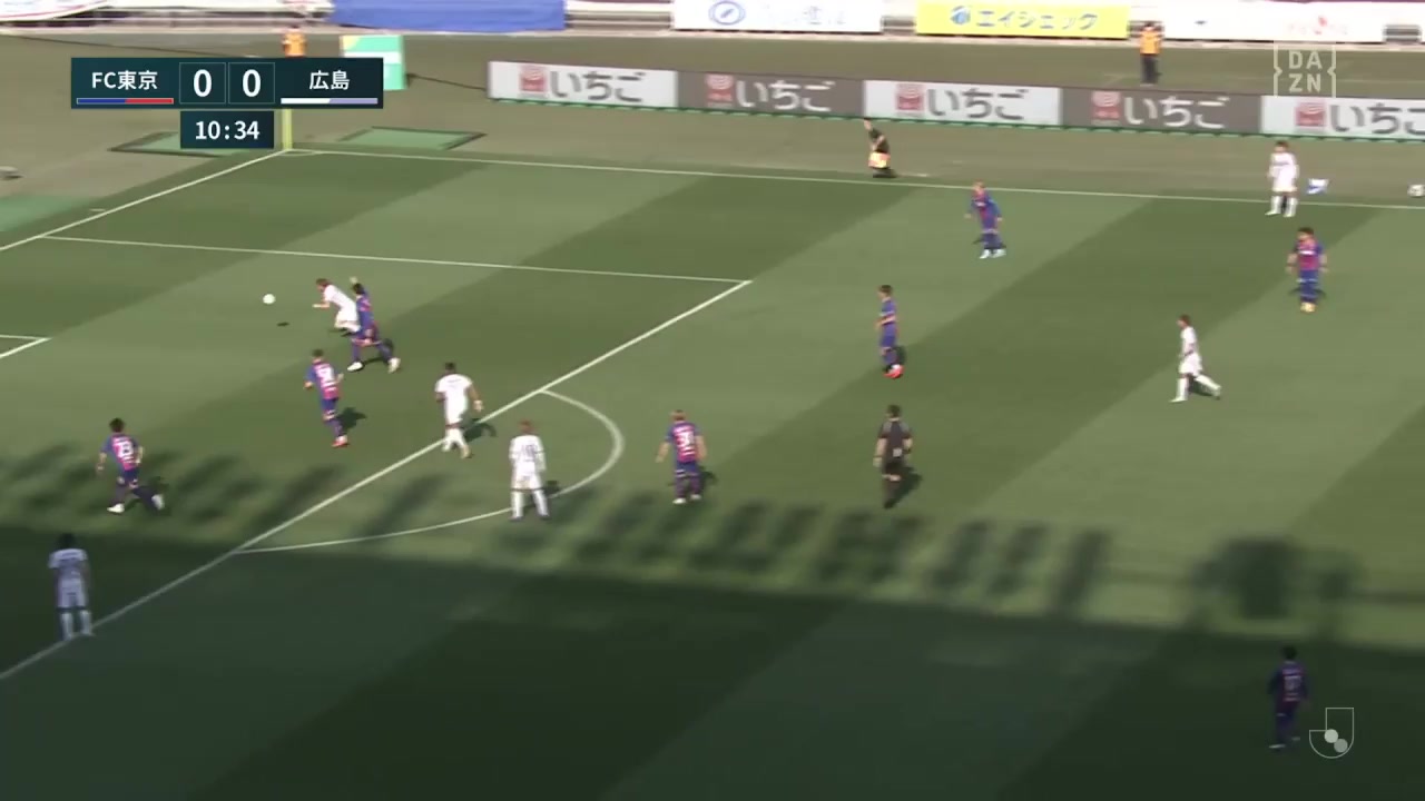 JPN D1 FC Tokyo Vs Hiroshima Sanfrecce  Goal in 10 min, Score 0:1