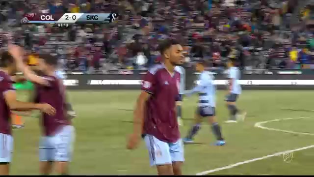 MLS Colorado Rapids Vs FC Kansas City 50 ทำประตู Mark Anthony Kaye ประตู, ทำคะแนน 2:0