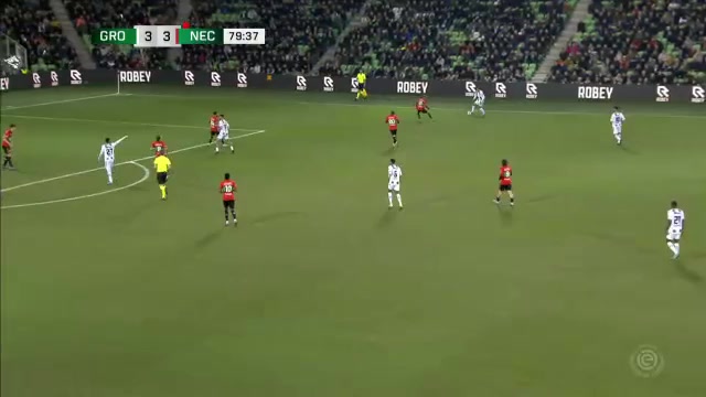 HOL D1 Groningen Vs NEC Nijmegen  Goal in 79 min, Score 3:3