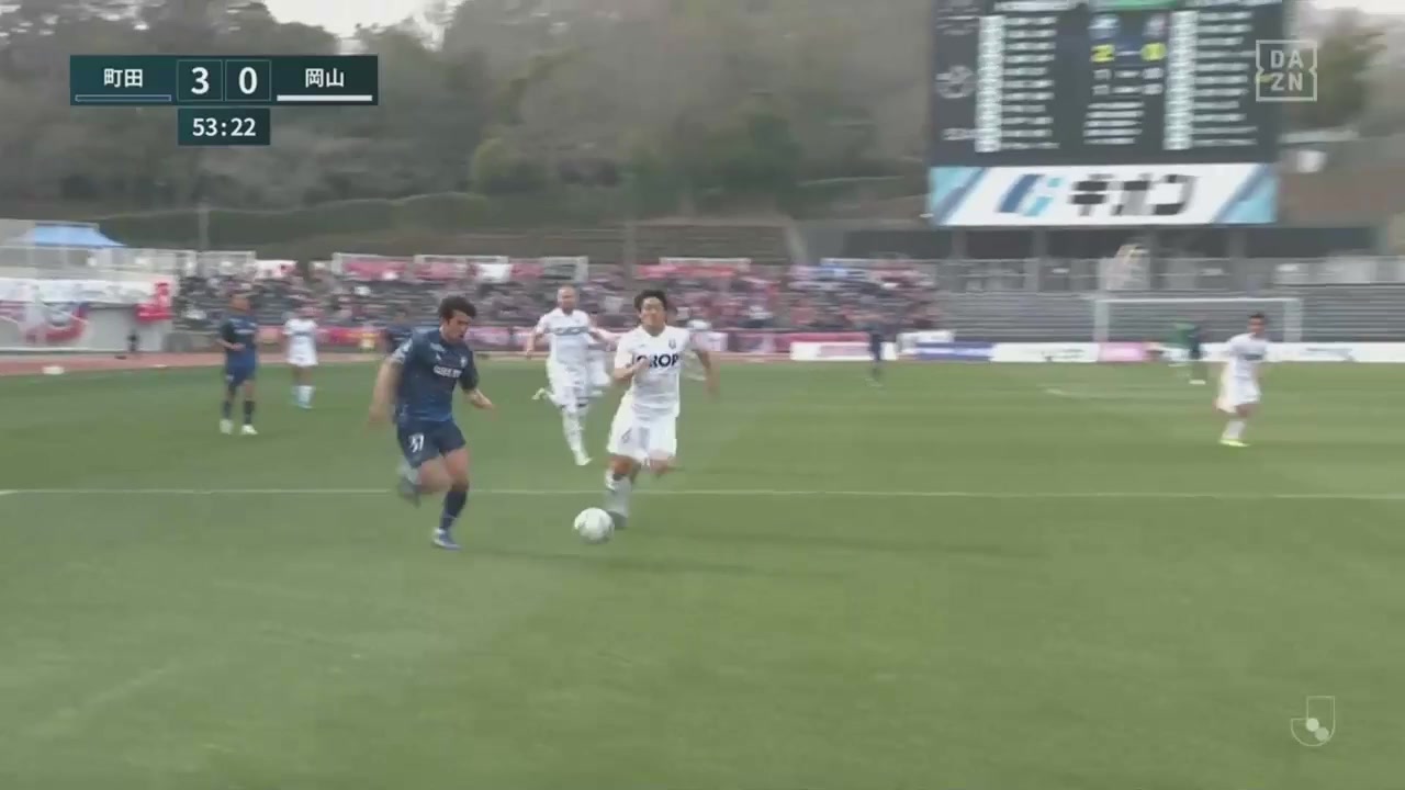 JPN D2 Machida Zelvia Vs Fagiano Okayama 53 ทำประตู Shusuke Ota ประตู, ทำคะแนน 3:0