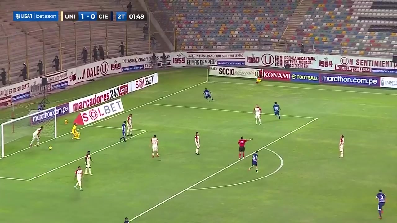 PER D1 Universitario De Deportes Vs Cienciano 48 phút Vào, ghi bàn 1:1