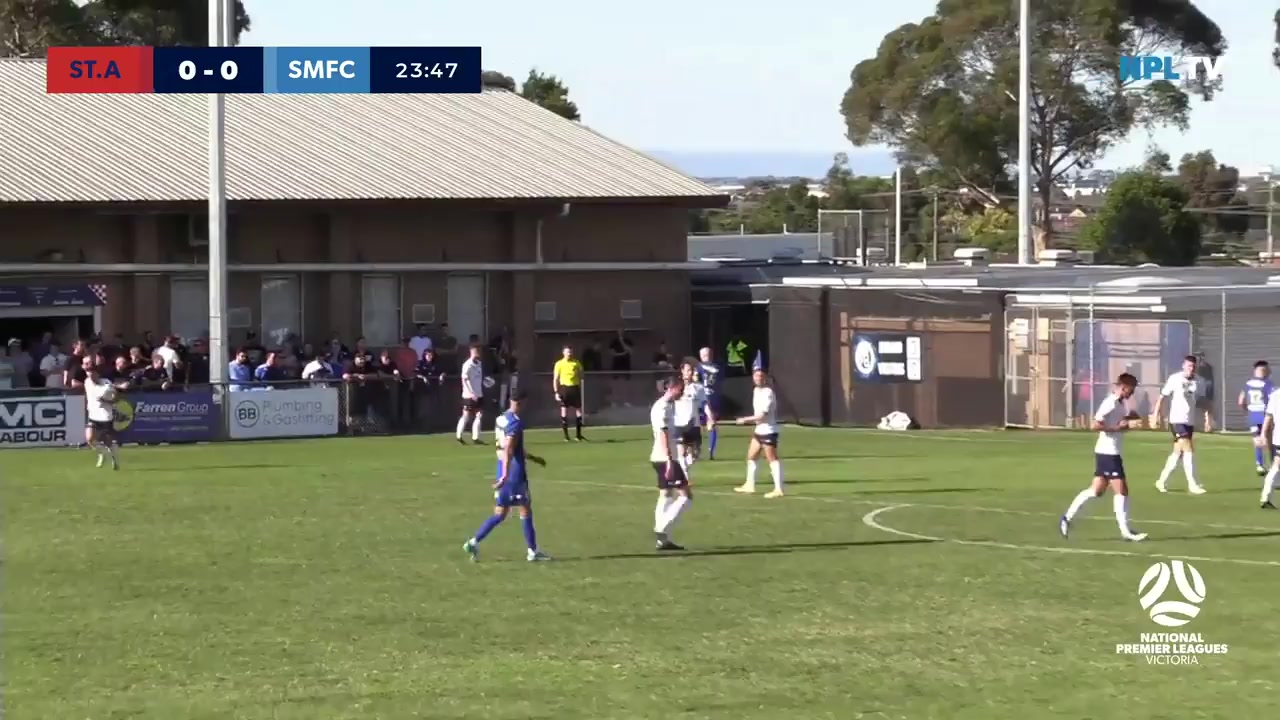 AUS VPL St Albans Saints Vs South Melbourne 24 phút Vào, ghi bàn 0:1