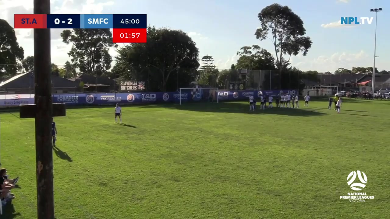 AUS VPL St Albans Saints Vs South Melbourne 45+ phút Vào, ghi bàn 1:2