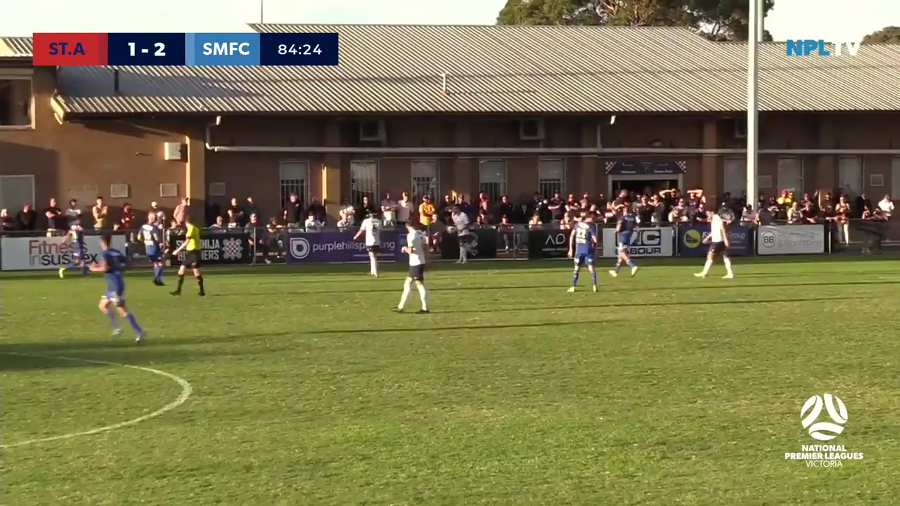 AUS VPL St Albans Saints Vs South Melbourne 87 phút Vào, ghi bàn 1:3