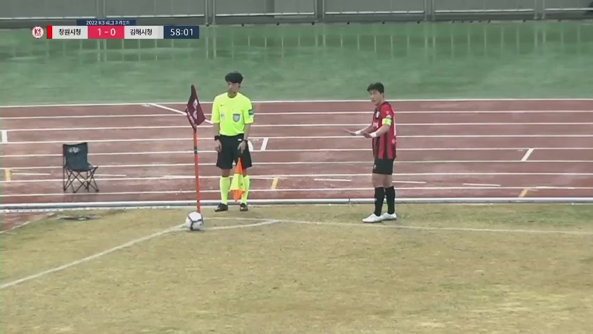 KCL Changwon City Vs Gimhae City Luan Costa Goal in 59 min, Score 2:0