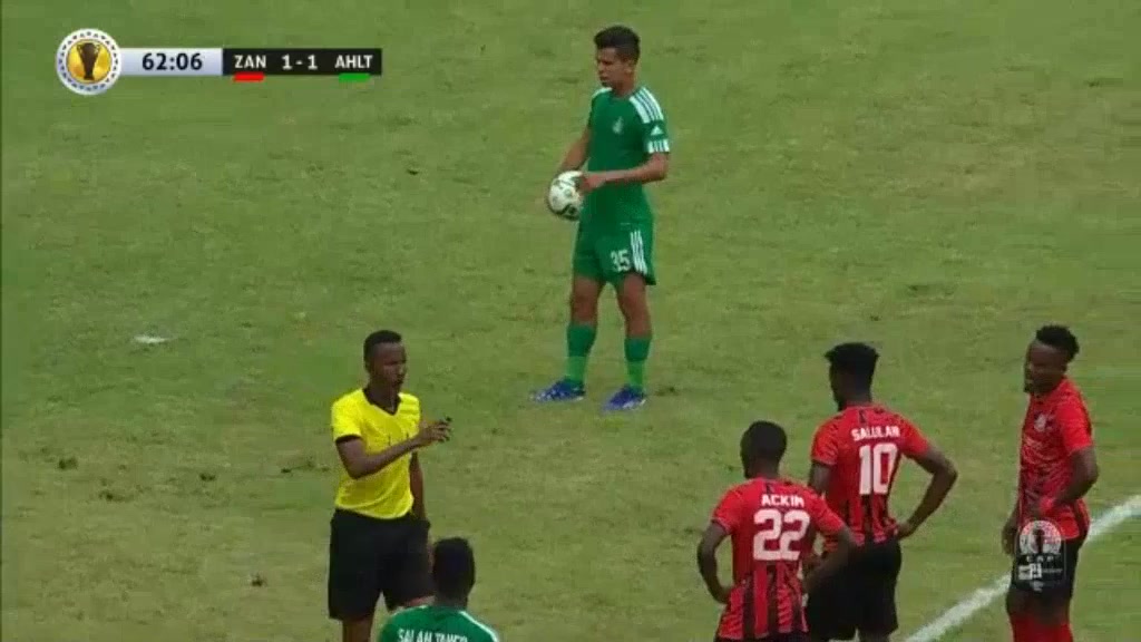 CAF Cup Zanaco Vs Al-Ahli tripoli Mohammad El Fakih Goal in 63 min, Score 1:2